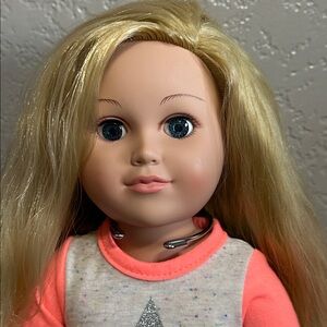 My Life Cititoy 18” Doll Blonde Blue Eyes